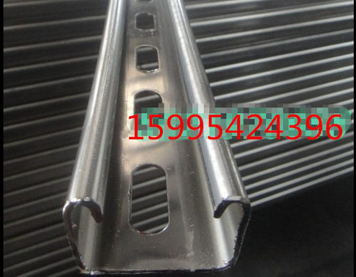 厂家直销41*41*1.5mm 不锈钢304冲孔c型钢/无孔304c型钢光伏支架