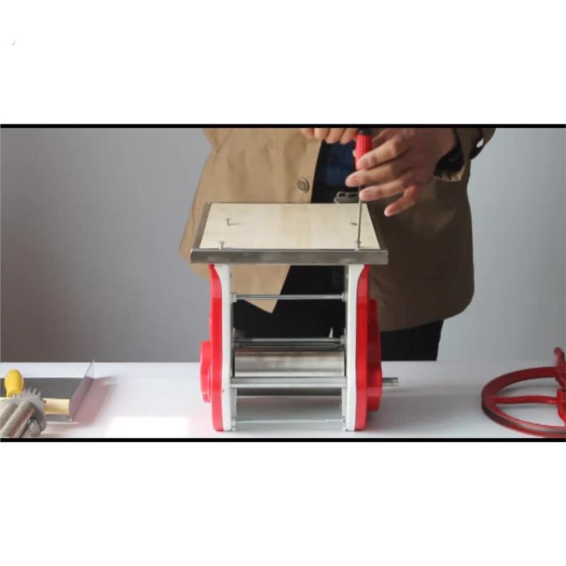 兜兜家160型压面机家用小型面条机手动多功能饺子皮馄饨皮机手摇