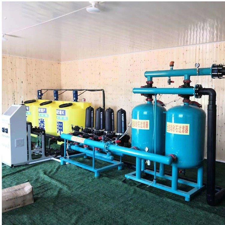 除砂罐+叠片过滤器+施肥罐滴灌首部枢纽农田灌溉水除杂过滤