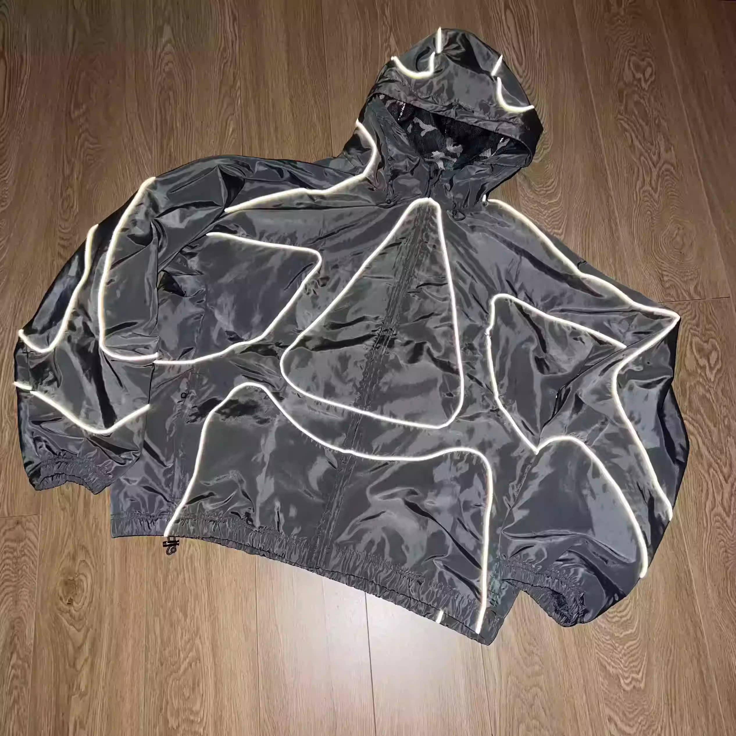 thumbnail for New reflective trench coat set