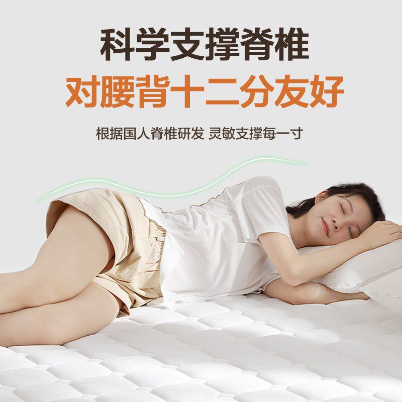 床垫家用卧室偏硬天然3e环保椰棕软乳胶老人护腰脊双人粽垫可定制