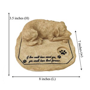 宠物墓碑定制狗狗爪印纪念石小猫咪去世怀念摆件仿石头刻字墓地碑