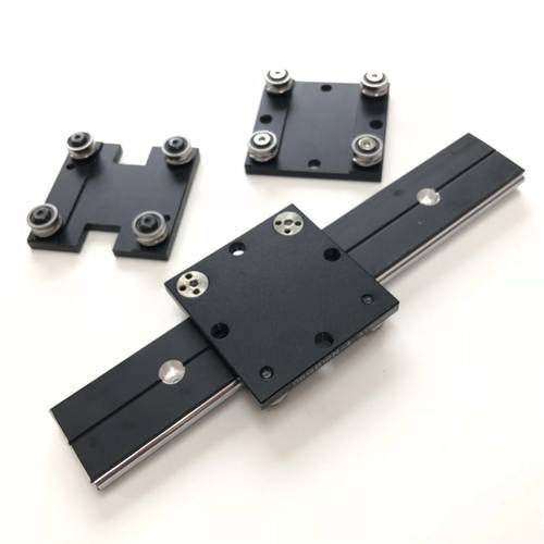18mm厚OSGR10-4家具路轨,双轴心滚轮直线导轨滑块厂家