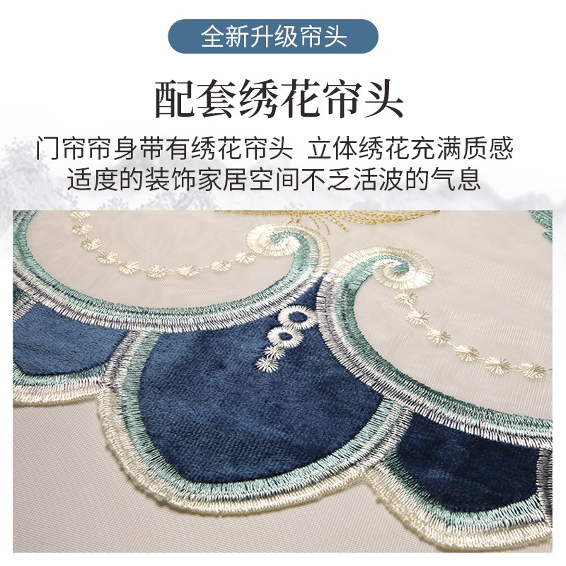 全磁铁条自吸门帘子防蚊虫家用魔术贴免打孔防蝇隔断装饰新款纱窗