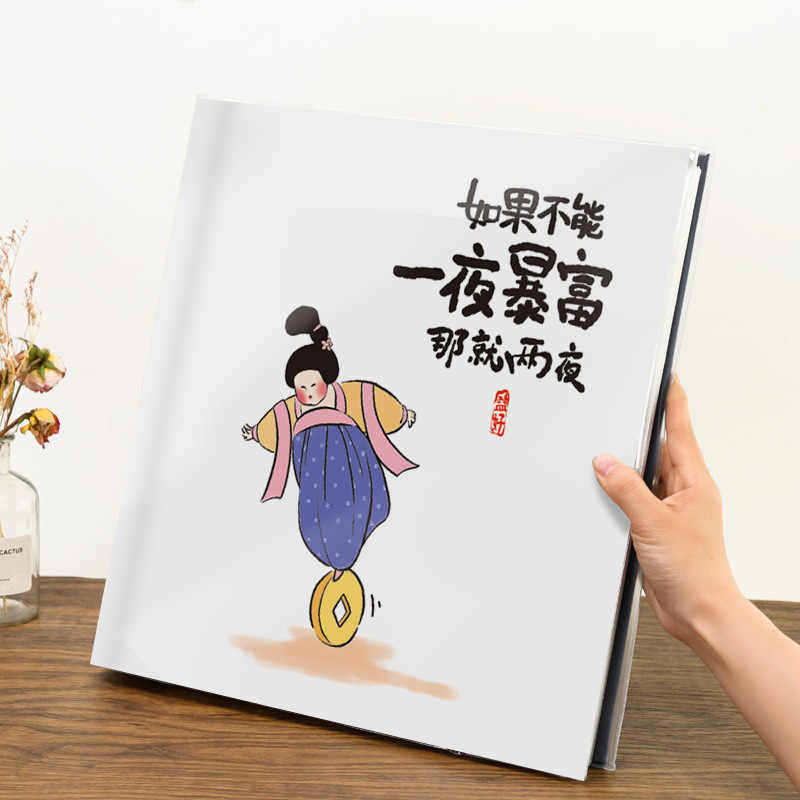 大容量相册本纪念册家庭照片宝宝儿童6寸六寸5寸相簿影集收纳相册