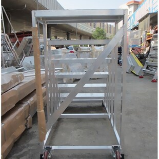 定制铝合金踏步梯六步梯移动工作梯工业踏台梯凳机床踏板梯登高梯