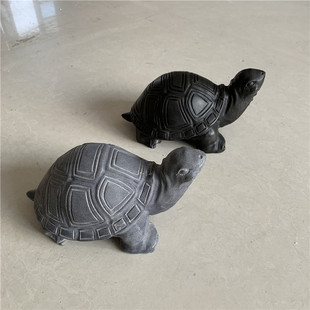 石雕乌龟青石雕刻石龟摆件工艺品家居庭院公园鱼缸装饰石头乌龟