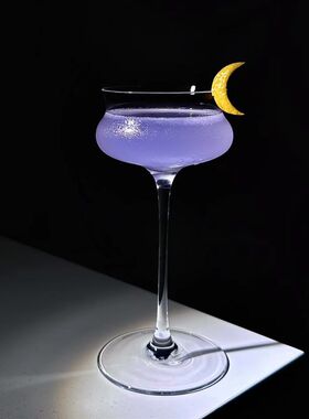 水晶玻璃日式专业鸡尾酒杯高脚杯香槟杯干马天尼玛格丽特马提尼杯