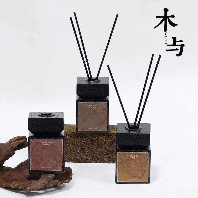 丛临木与系列无火香薰香氛藤条扩香远山檀木木质调