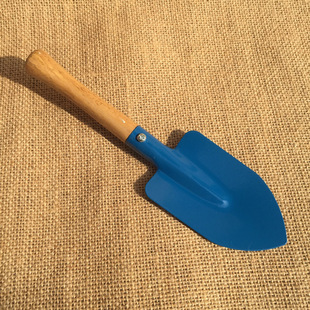 幼儿园儿童种植区园艺工具小铁铲耙锹小花铲三件套种植铲子小沙铲