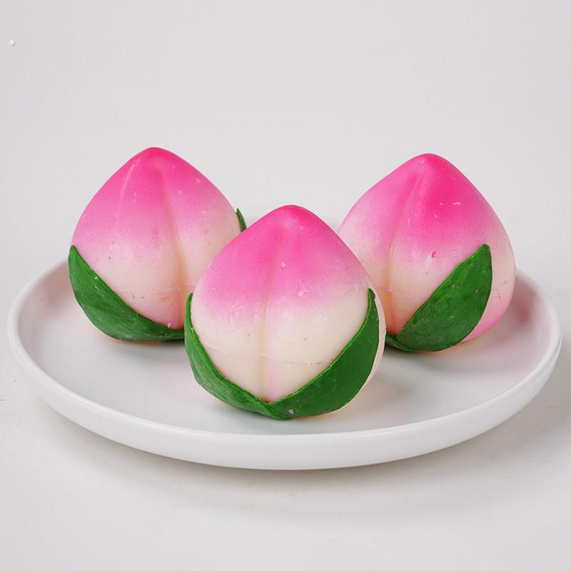 寿桃巧克力蛋糕装饰代可可脂空心桃大寿桃立体祝寿生日蛋糕摆件