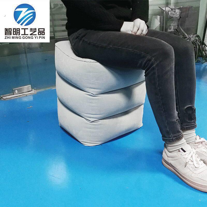 充气脚垫凳子脚托睡觉搁脚垫足踏凳旅行气垫汽车凳车载飞机腿托
