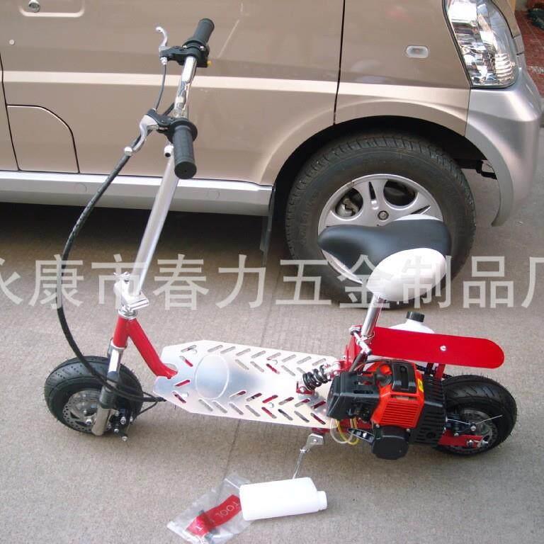二冲引擎汽油冲浪滑板车迷你小机车滑板车越野燃油电动脚踏车迷你