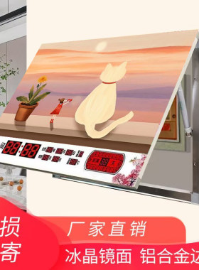 电表箱万年历装饰画遮挡电闸箱总开关轻奢新款表箱画客厅餐厅画