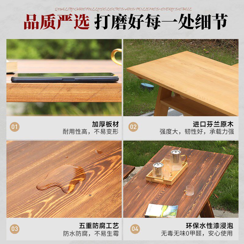 定制吧台长桌纯实木书桌桌面台面板木头原木茶吧阳台家用桌子木板