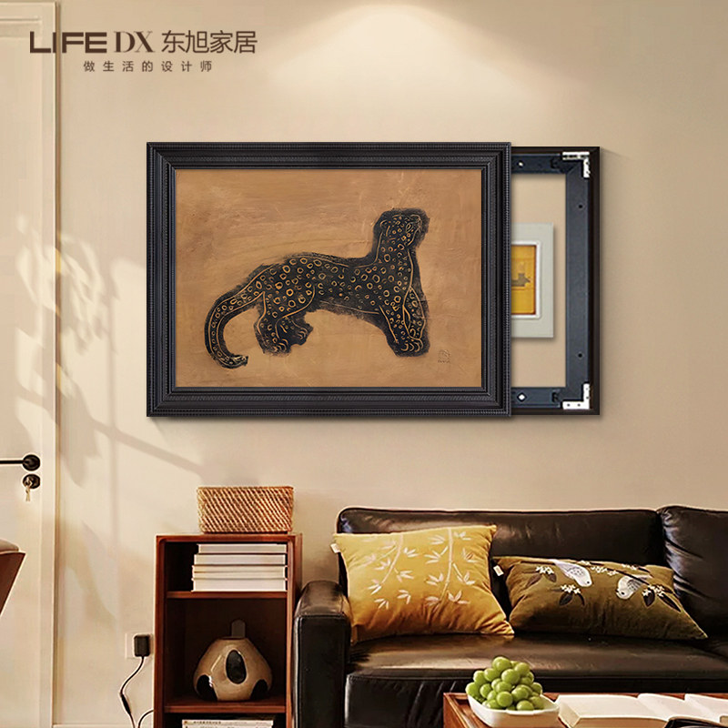 中古风电表箱装饰画2026新款电闸盒强配电箱遮挡挂画高级感免打孔