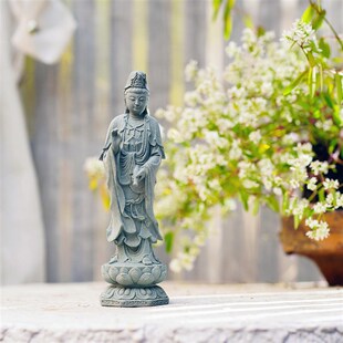 中式神话造像大赏观世音佛陀古典家居寺庙装饰防水鱼缸造景工艺品