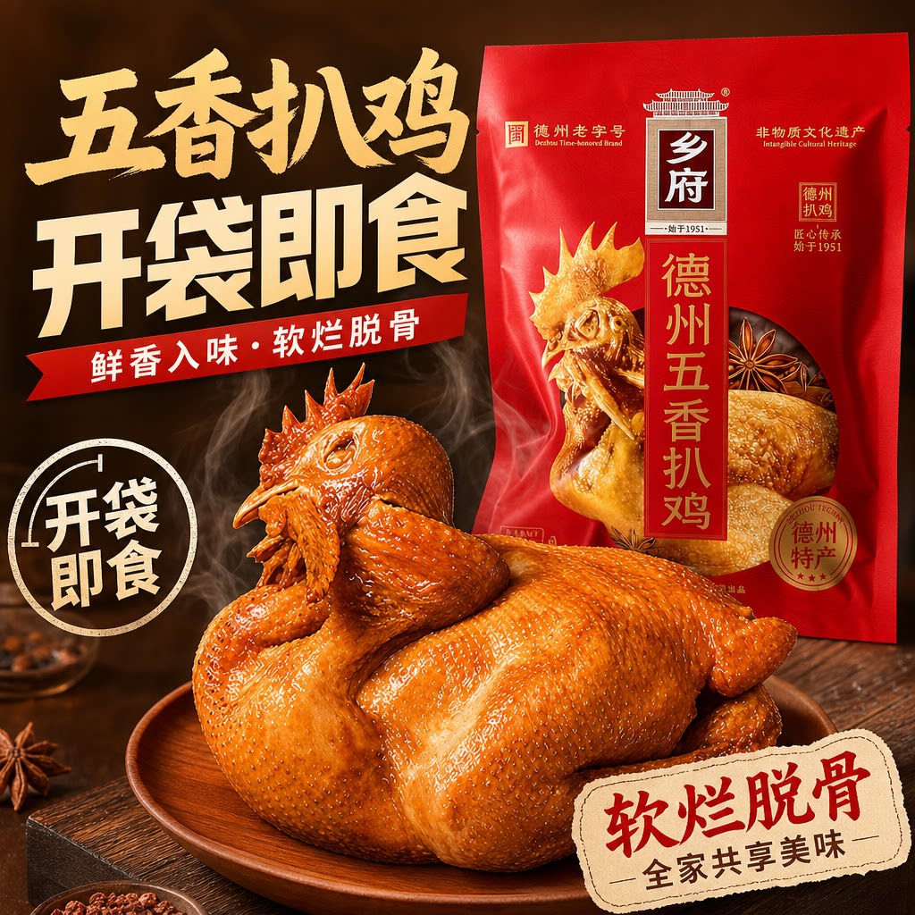 山东德州扒鸡正宗中华老字号图片
