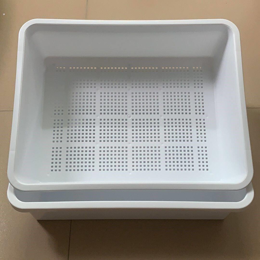 双层大号松木猫砂盆豆腐猫砂盆猫厕所龟苗箱育乌龟饲养盒养龟专用