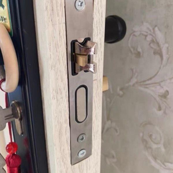 锁具锁芯静音木门锁舌卧室室内不锈钢家用通用型配件大小50
