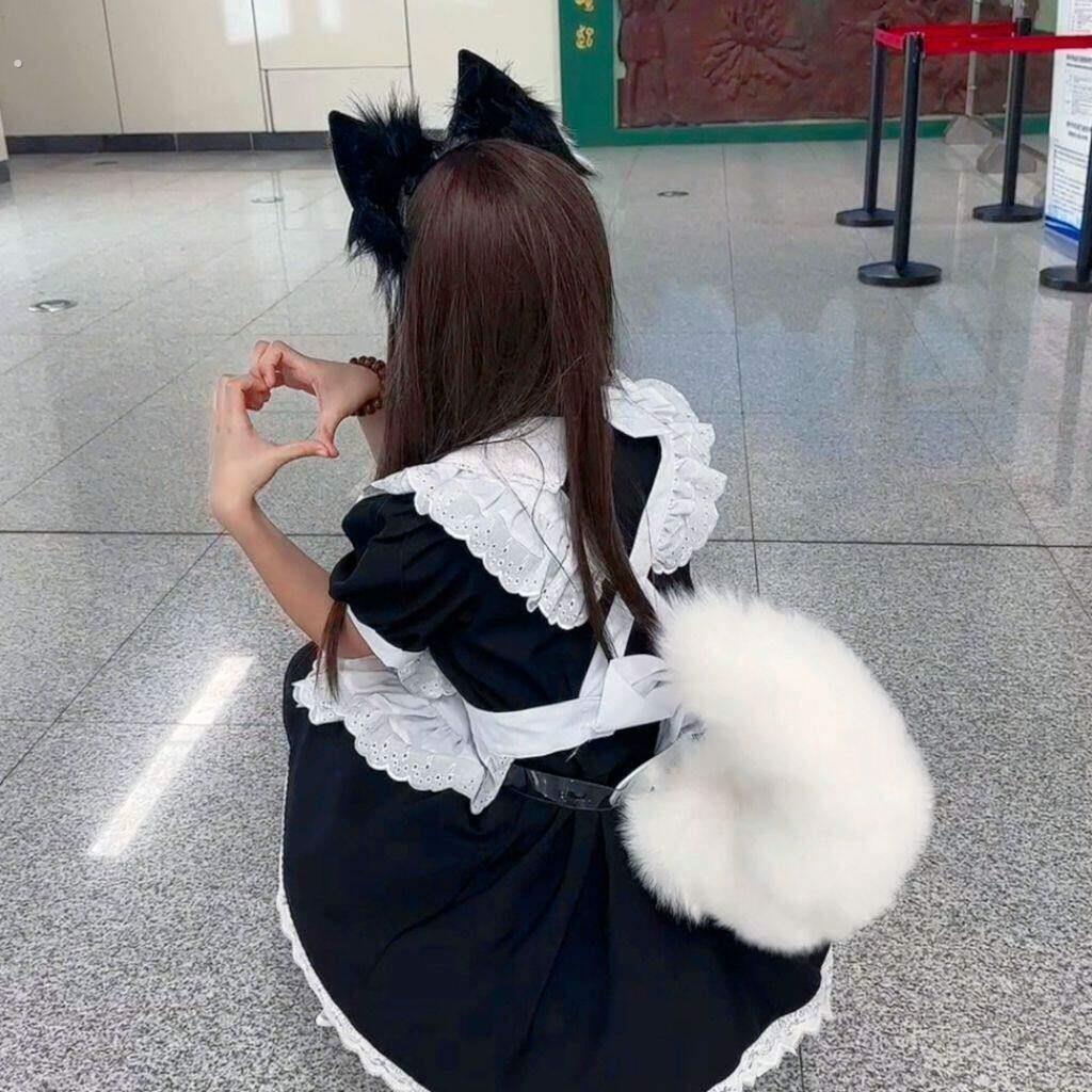 声控摇尾巴魔法猫尾电动尾巴六挡遥控磁吸声控尾巴转生小猫日记可
