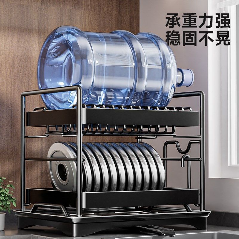 厨房碗架洗碗沥水架台面碗碟收纳架子碗盘餐具碗筷置物篮2024新款