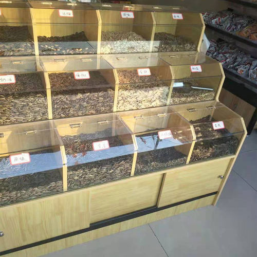 超市干果货架干货零食散货糖果散称杂粮货柜展示架食品展柜炒货店