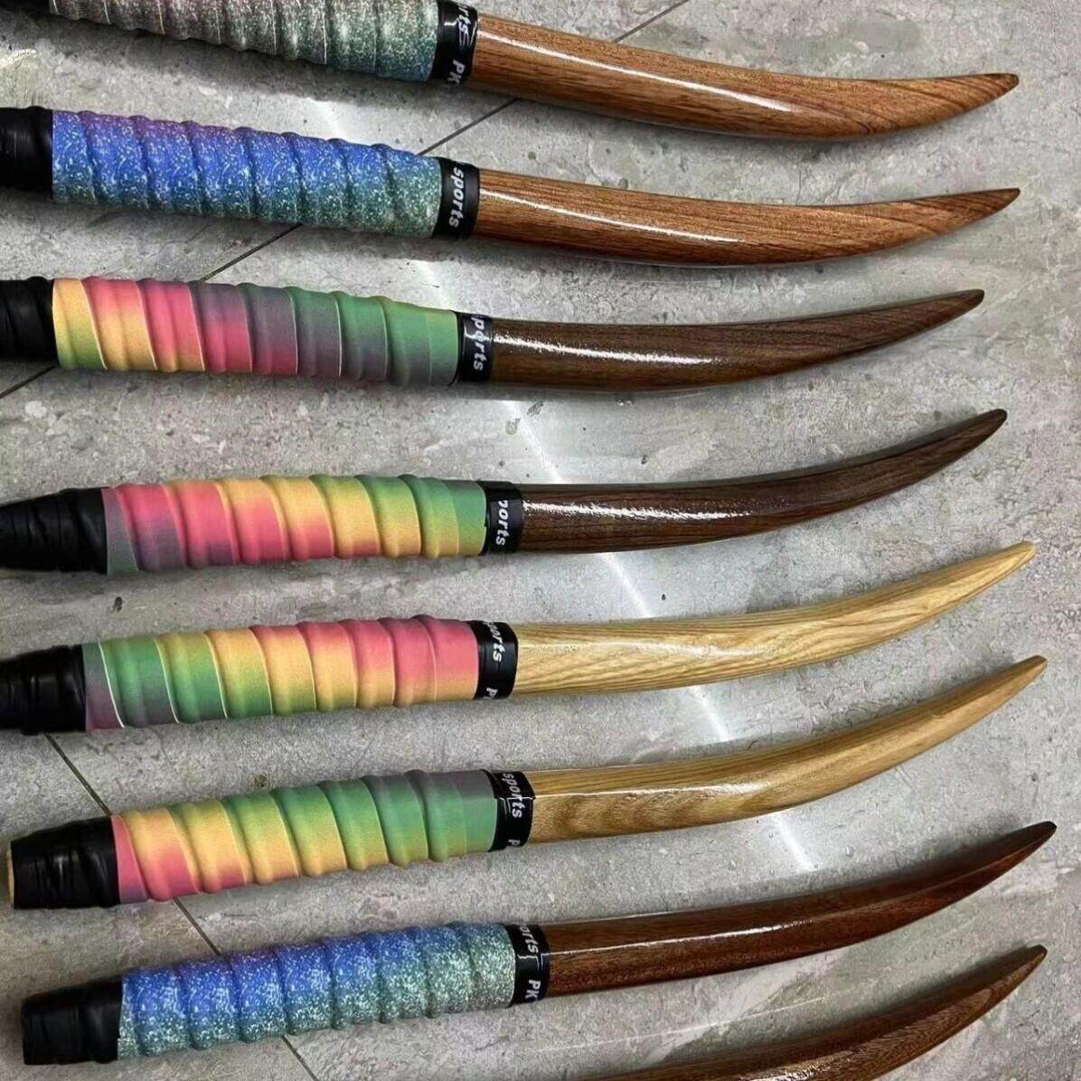 实木龙舟鼓棒月牙鼓槌硬木鼓棒加粗端午比赛重力防滑龙船专用鼓棒