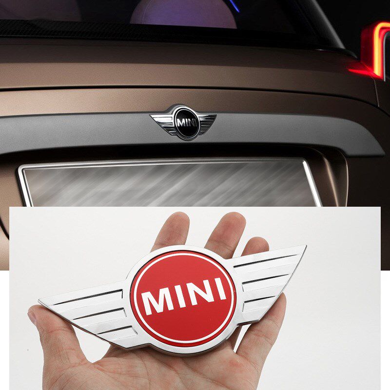 适用于迷你mini老款车标R55-R66 引擎盖车贴机盖标后尾标汽车配件