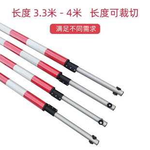 通用红门泡沫杆道闸杆红白圆杆红门停车杆高速道闸防撞挡车拦车杆