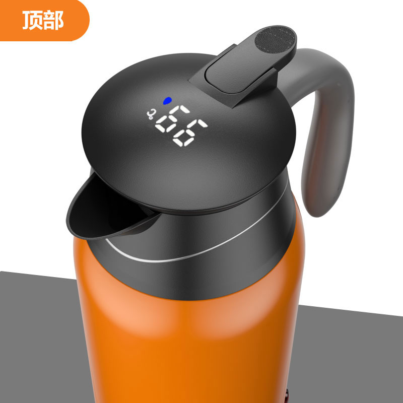 车载烧水壶24V大货车用电水壶12伏轿车烧水杯加热烧开100度电热壶