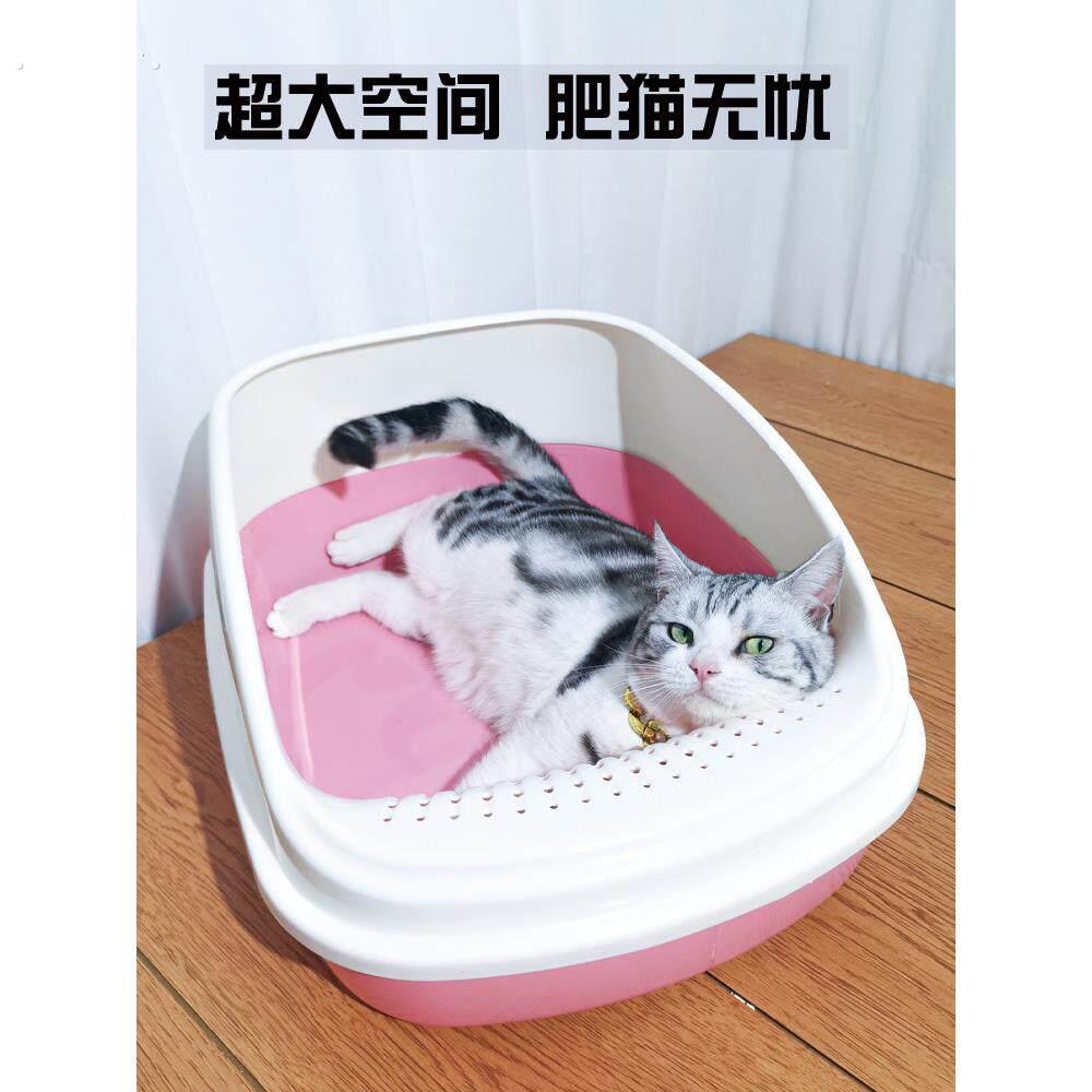 猫砂盆超大号半封闭防外溅猫厕所猫盆猫砂盘幼猫拉屎防臭猫咪用品