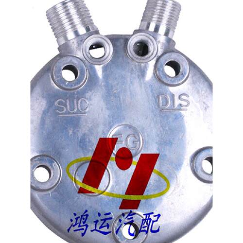 汽车空调508压缩机冷气泵上盖通用泵缸体后盖压缩机后出口盖