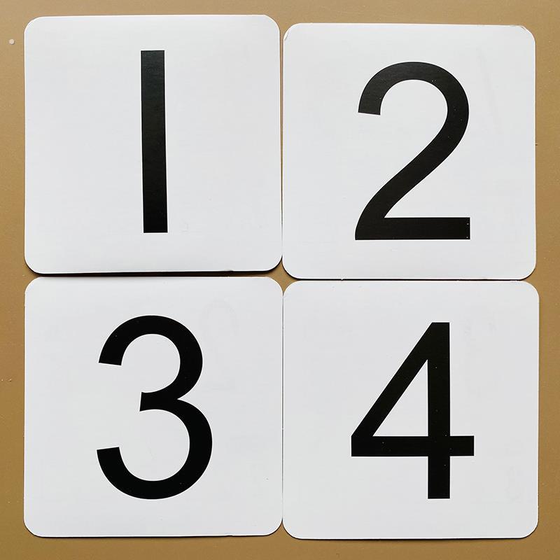 数字卡片1到20无图幼儿园0-100认数字写数3-6岁数学一年级数字卡