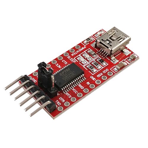 USB转TTL 支持3.3V 5V FT232RL模块专用 下载线 mini接口