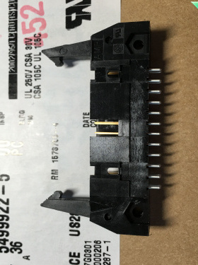 AMP 24针牛角座 5499922-5 当天发货 量大价