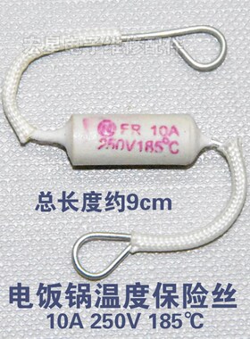 电饭锅煲陶瓷温度保险丝 FR185度10A15A20A 超温保护器熔断器250V