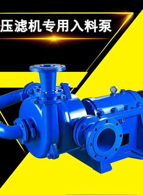 【压滤机专用】泥浆泵 入料泵喂料泵 高络合金材质 耐磨抽沙泵