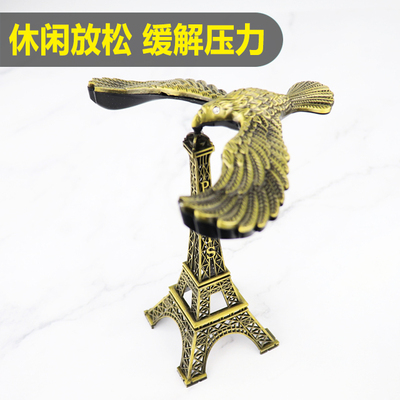 平衡鸟平衡鹰大号 老鹰金属不倒翁 儿童趣味悬浮玩具重力鸟勾勾手