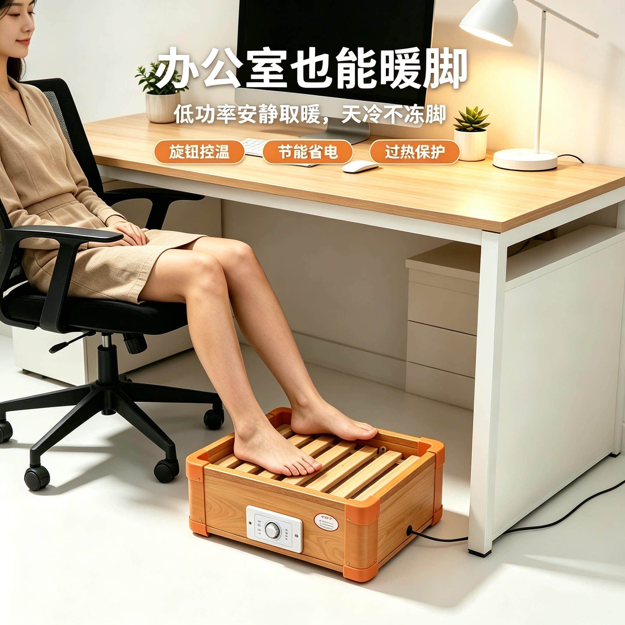 金隆实烘木暖135形器家用暖脚器烤脚取火箱长方脚神器烤火炉电火
