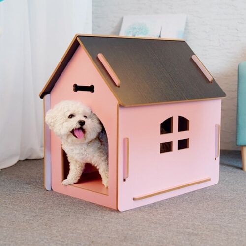狗窝冬季保暖狗屋四季通用小型犬室外封闭式笼子宠物泰迪木质房子