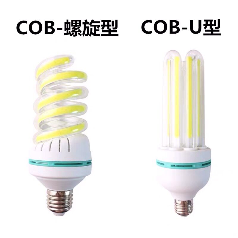 led宽压110V玉米灯泡4U节能超亮E27螺口螺旋灯管工程家用3U直管灯图片