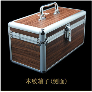 名爱采耳工具空箱子工具箱手提铝制美容箱子专业采耳套装