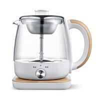 鸣盏煮茶器家用小型办公室电热烧茶壶养身黑茶网红蒸汽玻璃煮茶壶