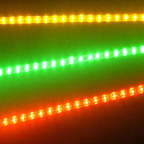 led12V低压室内外防水彩色红色黄色白色绿色蓝色超亮贴片灯带灯条