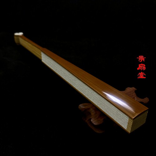 9.5寸16方老玉竹折扇腰鼓八角造型扇骨中国风文玩扇手工扇子古风