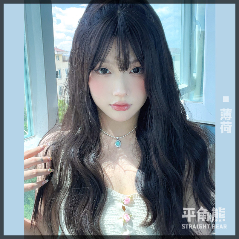 假发女日常网红长卷发lolita自然逼真水波纹夏季新款jk全头套假发
