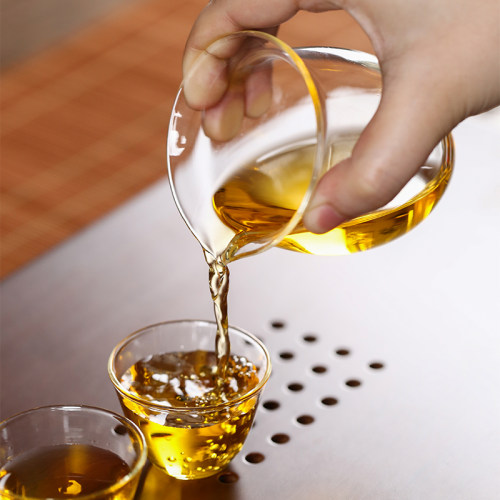 日式手工加厚耐热玻璃公道杯 透明匀杯功夫茶海分茶器大容量高档