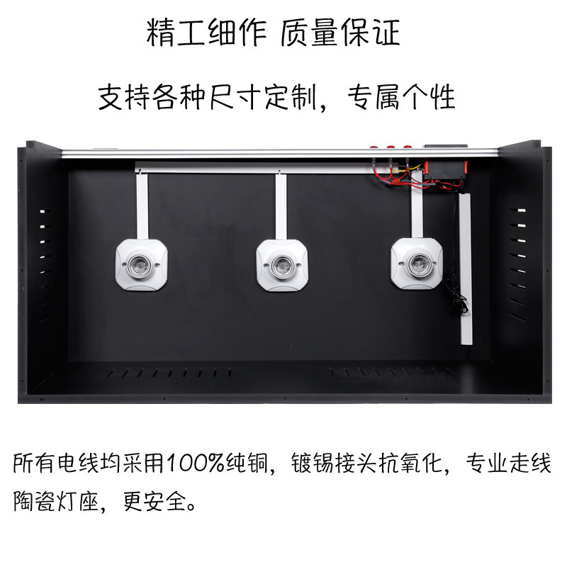 全景爬箱爬宠饲养箱饲养缸乌龟寄居蟹蜥蜴蜘蛛陆龟宠物恒温箱加温