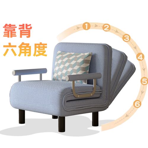 2025新款乳胶折叠床两用沙发床办公室午休三折客厅小户型阳台沙发